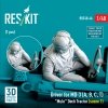 RESKIT RSF48-0046 Driver for MD-3 (A, B, C, T) Mule Deck Tractor (scene 1) (1 pcs) (3D Printed) 1/48